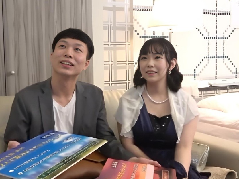 【人妻ナンパ】同窓会終わりの素人男女に声掛けてラブホにご案内『1発10万円連続射精ゲーム』爆乳美熟女が寝取られ連続中出しの画像